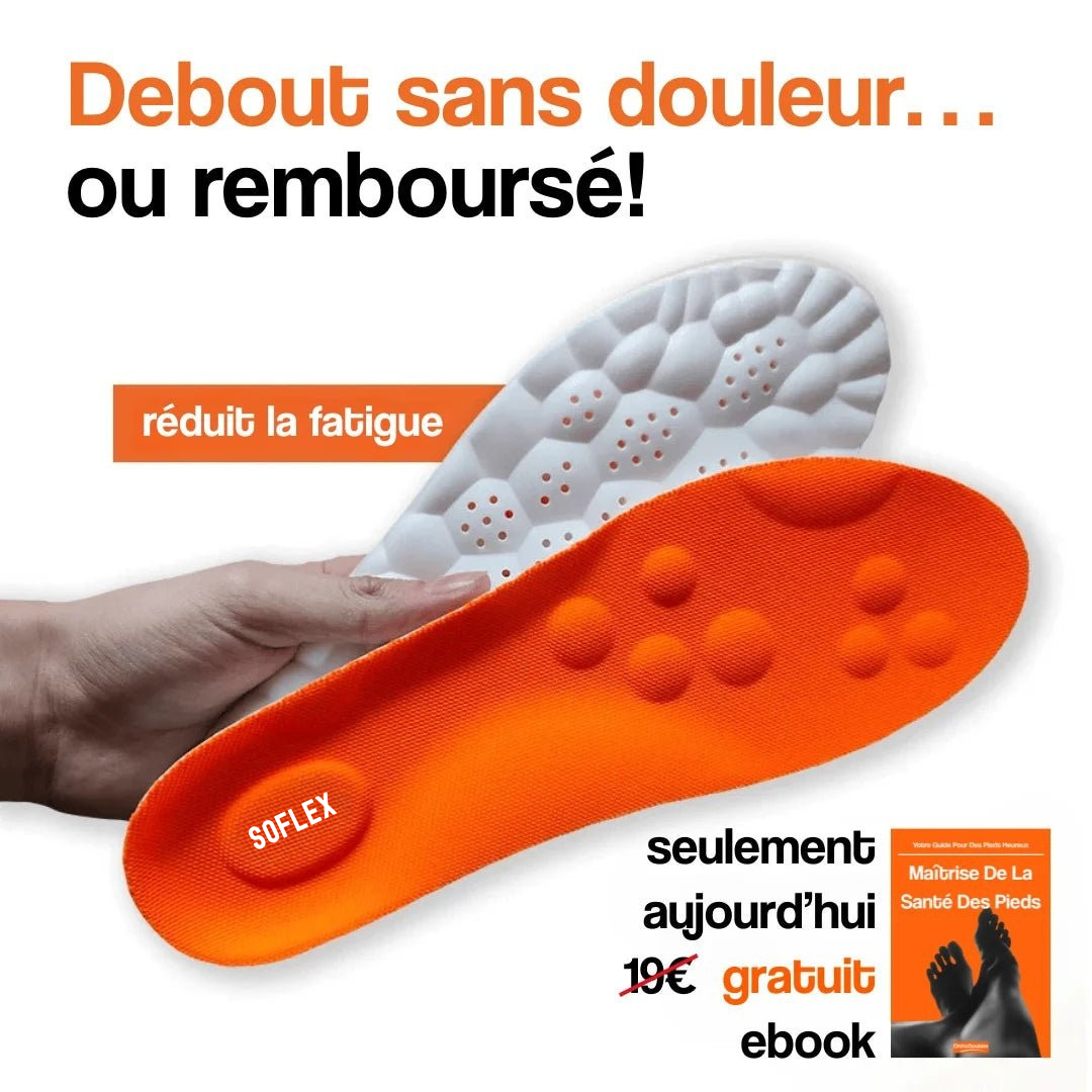 Soflex™ – Semelles de confort ergonomiques