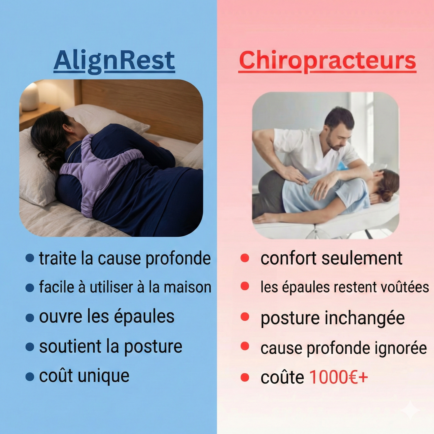 AlignRest – attelle de soutien pour le sommeil