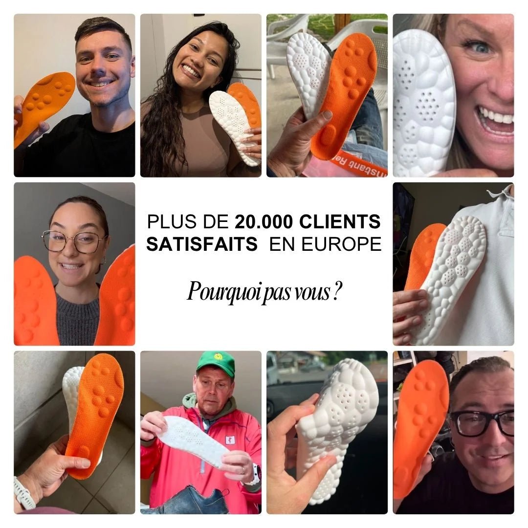 Soflex™ – Semelles de confort ergonomiques